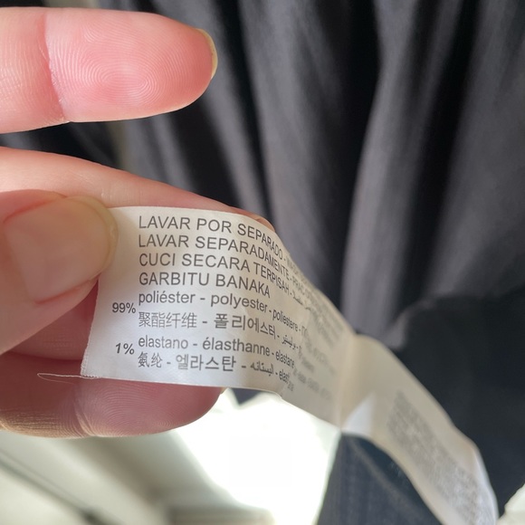 ZARA black woven dress L - Picture 7 of 7